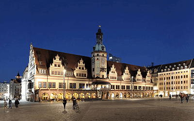 Marktplatz in Leipzig